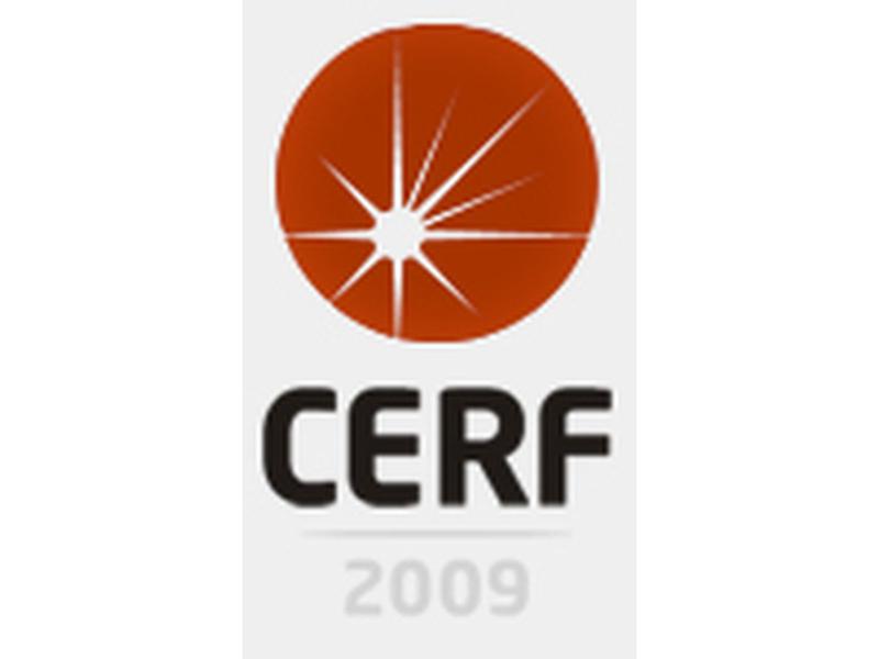 Logo CERF 2009 in Bucharest 